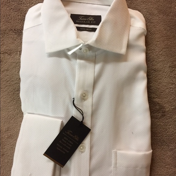 Tasso Elba small 14.5-32/33 long sleeve shirt - Picture 4 of 4